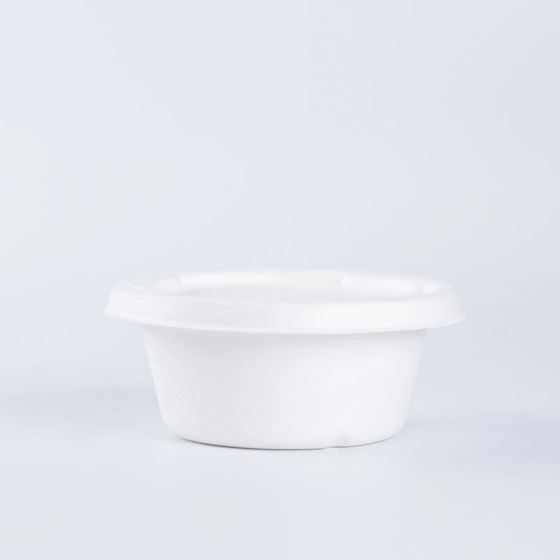 Disposable Bagasse Soup Salads Pasta Bowl With Lid