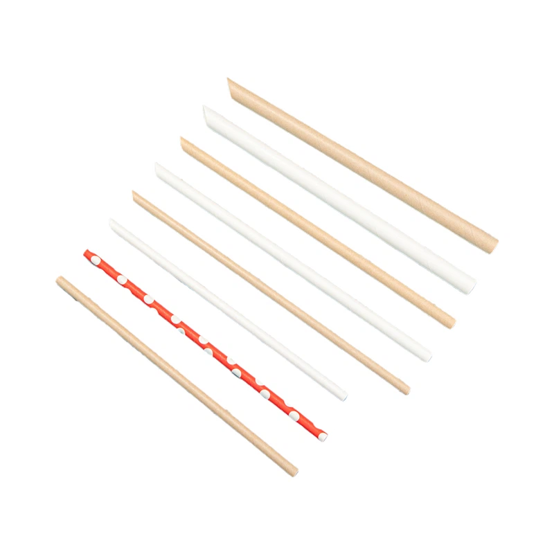 Durable Colourful Kraft Paper Straws For Party