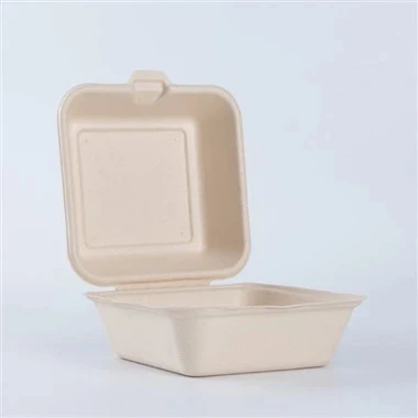 Biodegradable Flip-Top Food Container Biodegradable Flip-Top Food Container