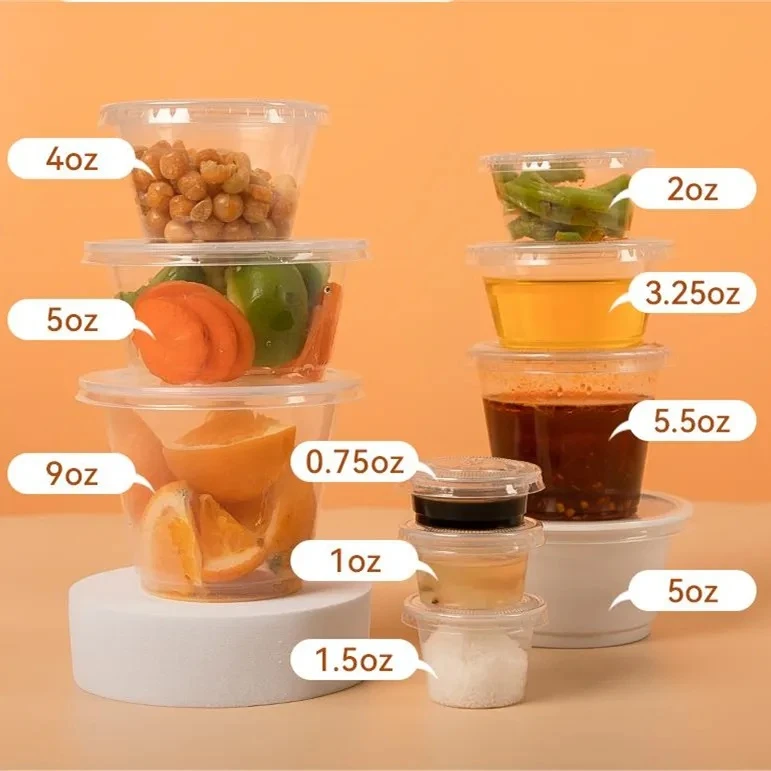 Different sizes of sauce sups Different sizes of sauce sups