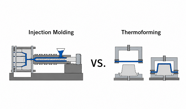 Injection Molding vs Thermoforming Injection Molding vs Thermoforming