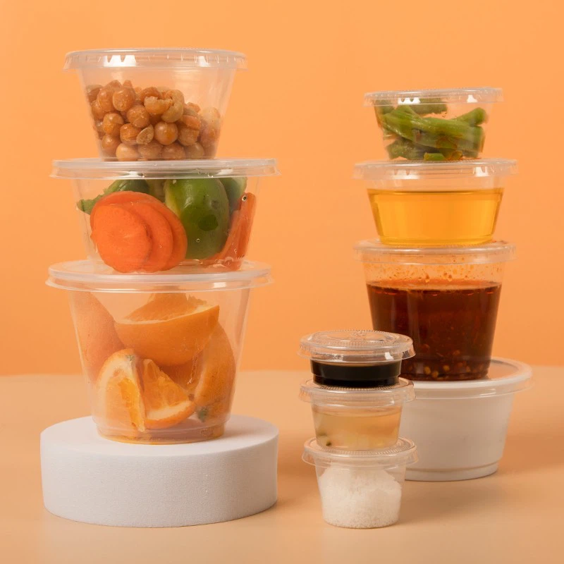 Plastic Portion Cups With Lids